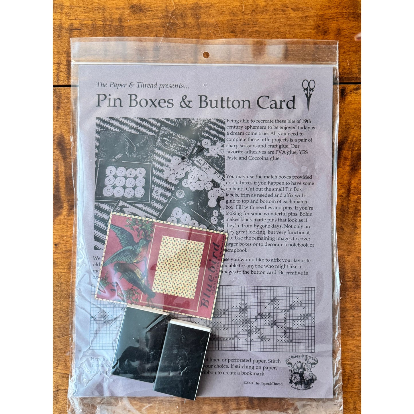 NeedleWorkPress | Pin Boxes & Button Card