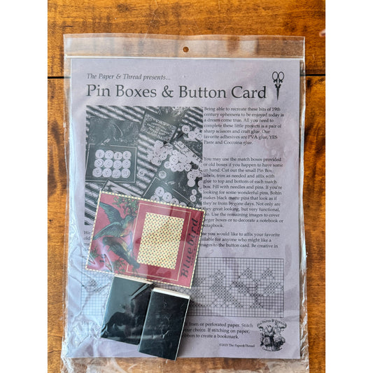 NeedleWorkPress | Pin Boxes & Button Card