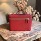 WinterBury Maroon Double Tray Needlework Sewing Case