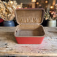 WinterBury Maroon Double Tray Needlework Sewing Case