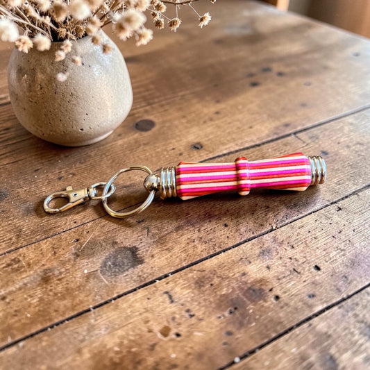 Hand-Turned Wood Needle Case