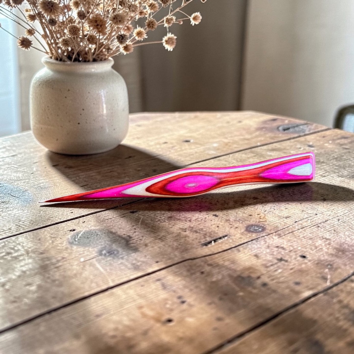 Hand-Turned Wood Laying Tool / Stiletto