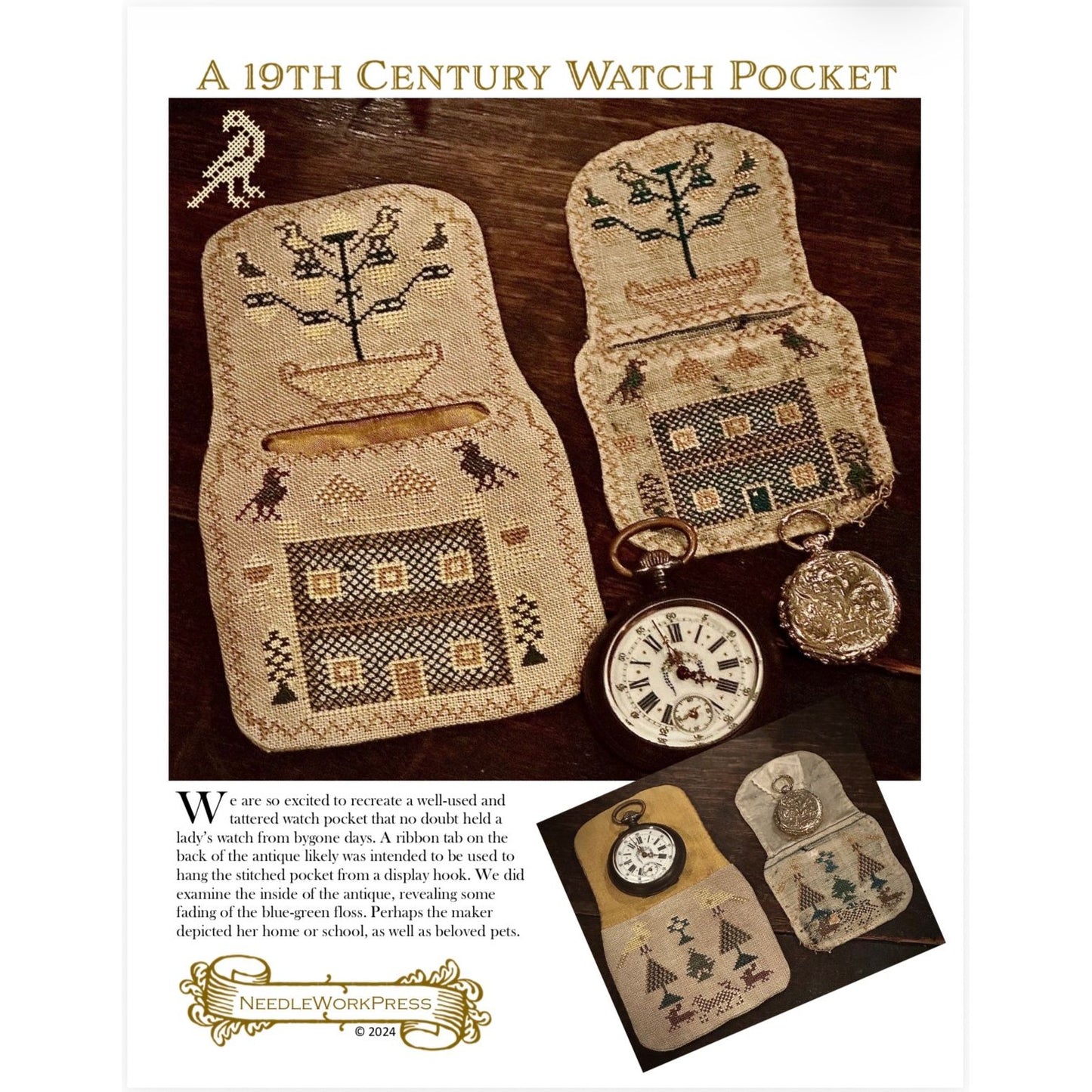 NeedleWorkPress | Watch Pocket Sampler & Instructions MARKET 2026