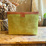 WinterBury Suede Project Bag | Chartreuse