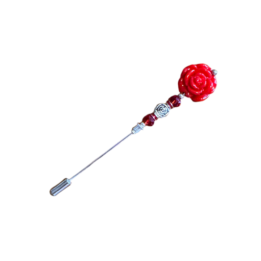 Minnie McBean Counting Pin | Red Rose