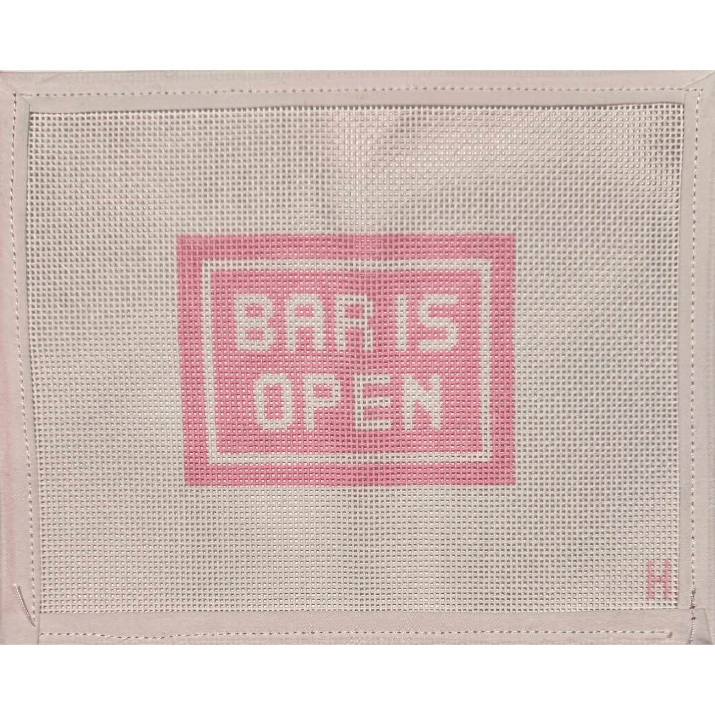 Pretty Things By Han | Bar Is Open Needlepoint Canvas