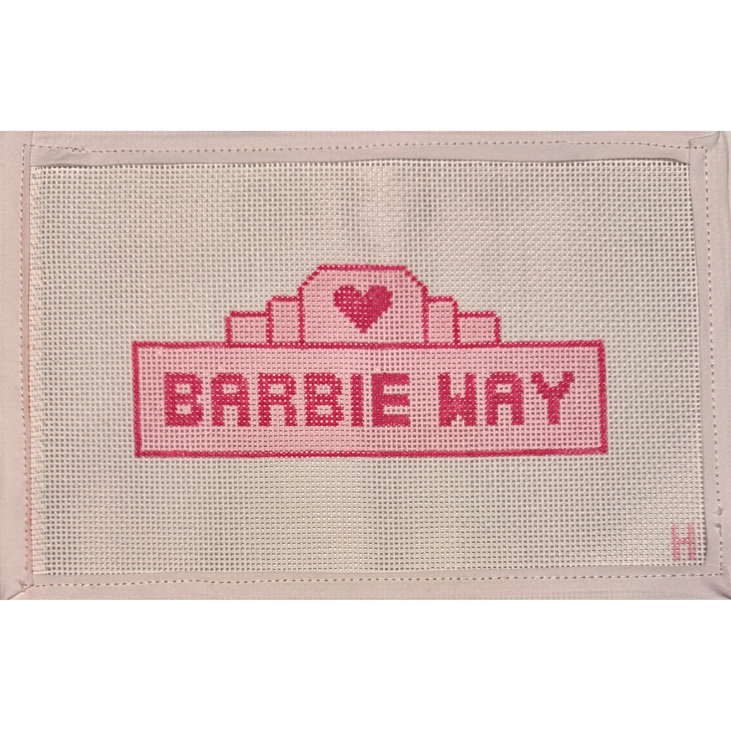 Pretty Things By Han | Barbie Way Needlepoint Canvas