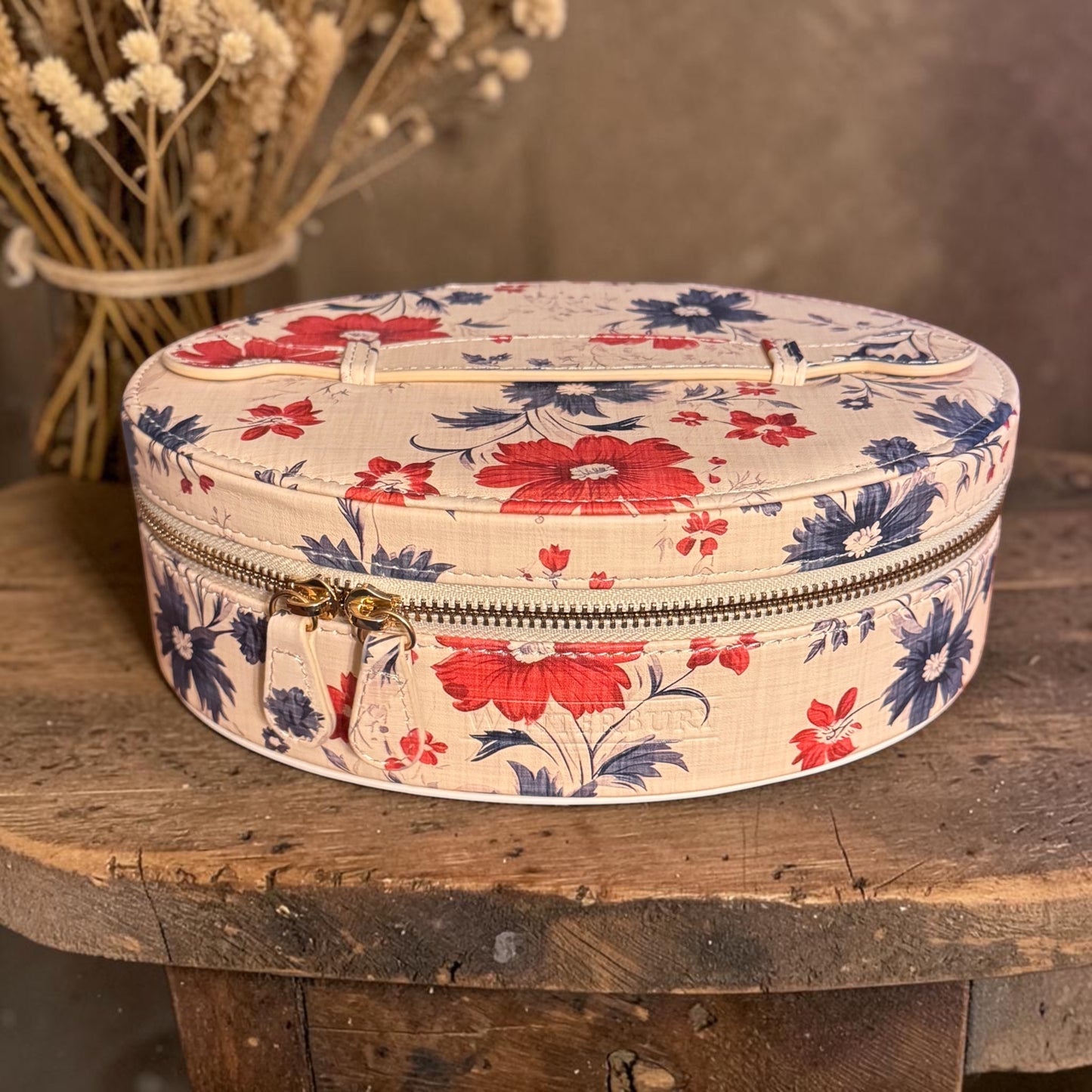 WinterBury Special Edition | Red White & Blue Leather Needlework Travel Case