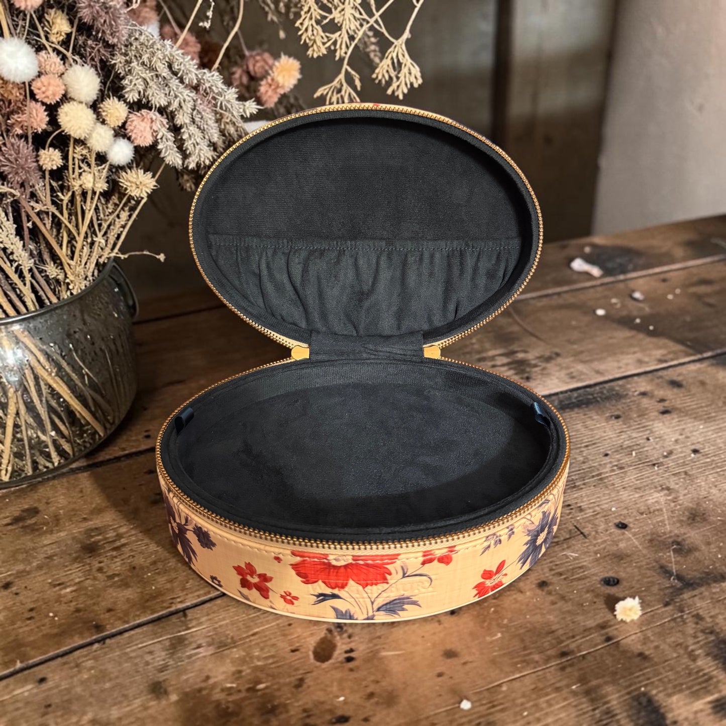WinterBury Special Edition | Red White & Blue Leather Needlework Travel Case