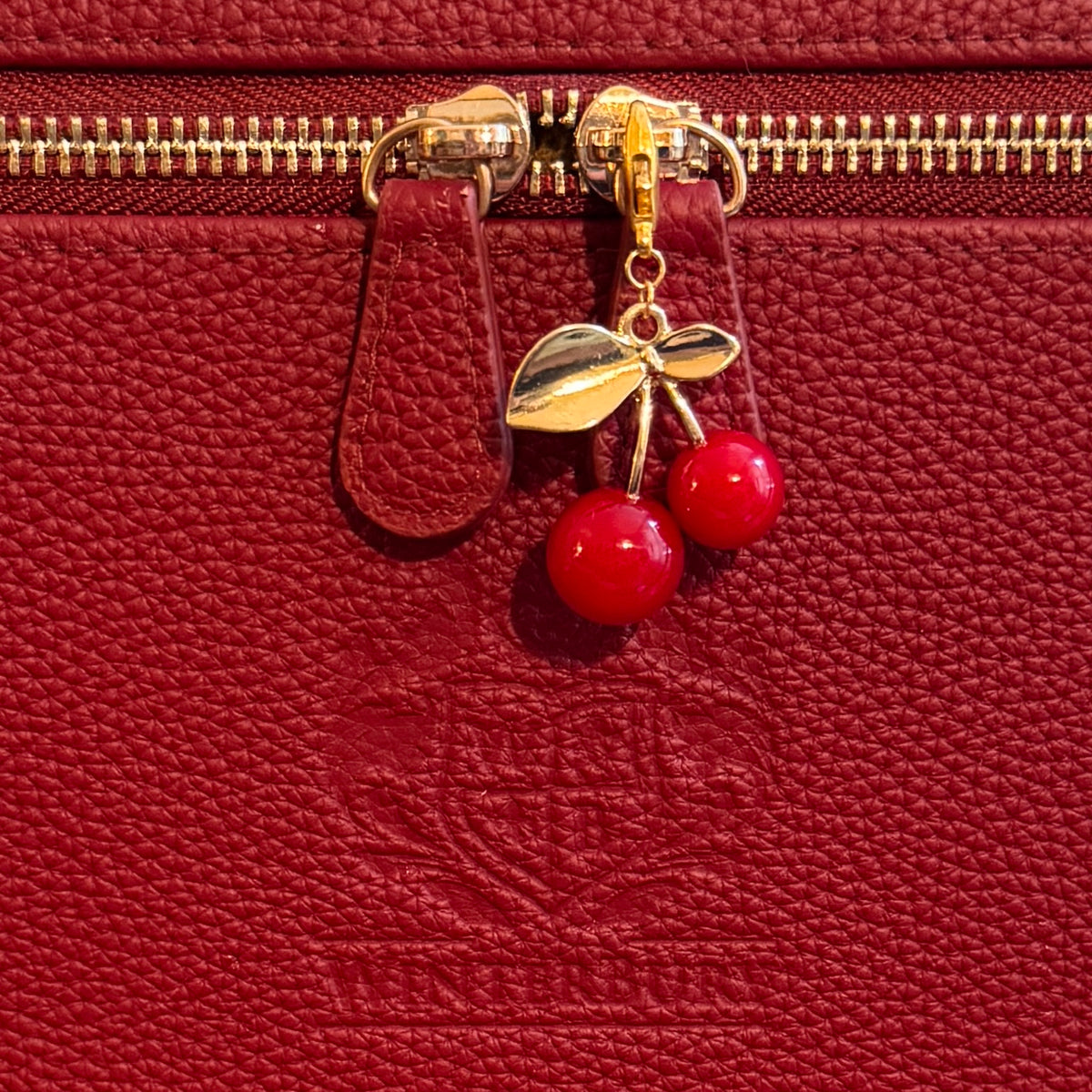 Jersey Girl Stitch Co | Sweet as a Cherry Zipper Pull