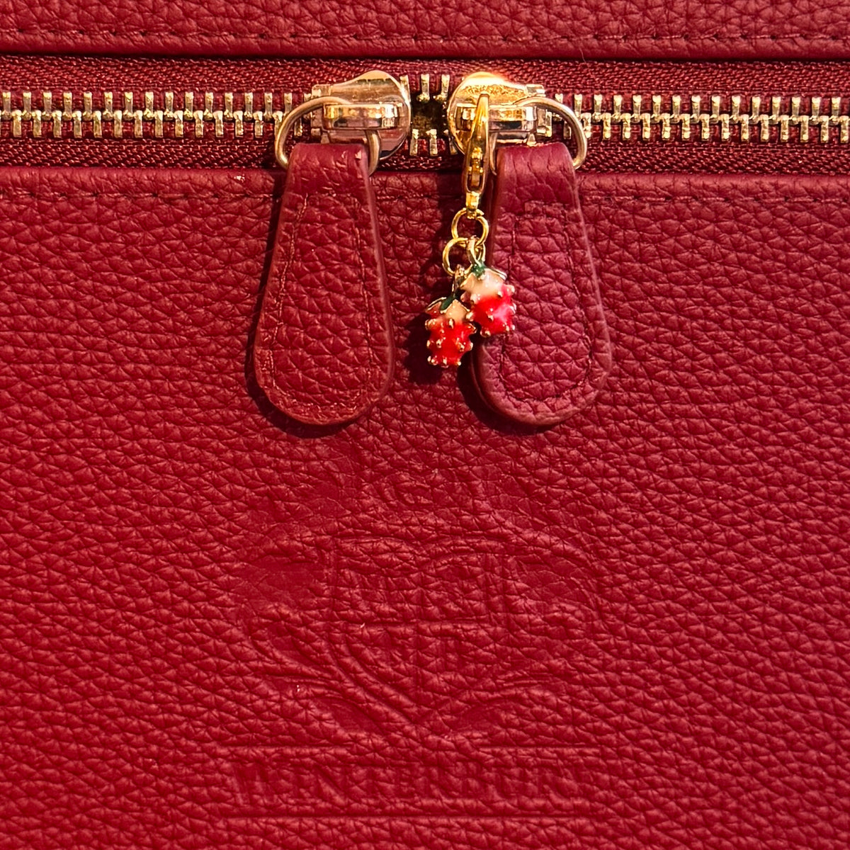 Jersey Girl Stitch Co | Spring Berries Zipper Pull