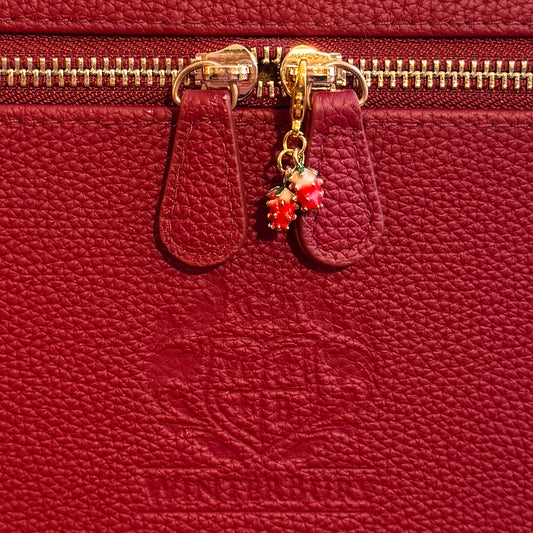 Jersey Girl Stitch Co | Spring Berries Zipper Pull