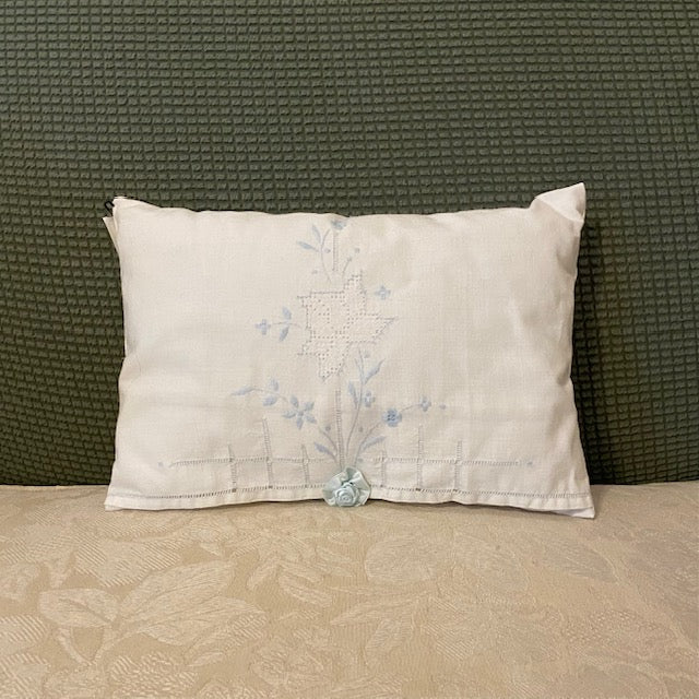 Paxe's Designs | Vintage Cloth Embroidered Pillow