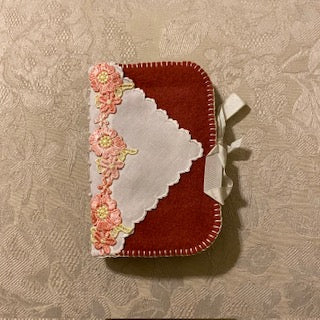 Paxe's Designs ~ Lace/Embellished Needlebook