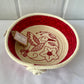 Hand-Crafted ~ Birds ~ Fabric Covered Rope Bowl