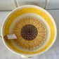 Hand-Crafted ~ Sunflower ~ Fabric Covered Rope Bowl