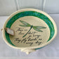 Hand-Crafted ~ Dragonflies ~ Fabric Covered Rope Bowl