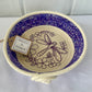 Hand-Crafted ~ Dragonflies ~ Fabric Covered Rope Bowl