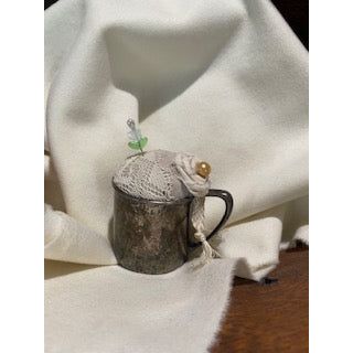 Paxe's Designs | Pewter Cup Pincushion