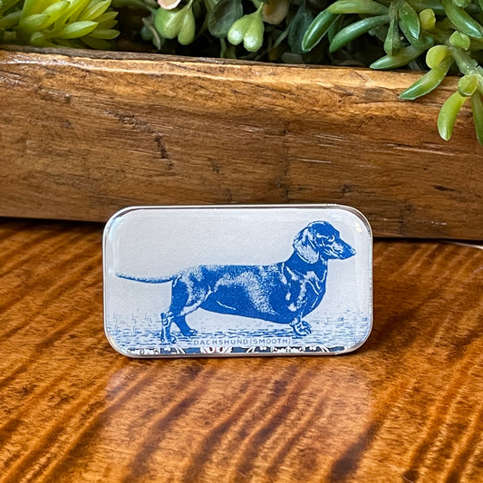 Tin Container Small  ~ Dachshund