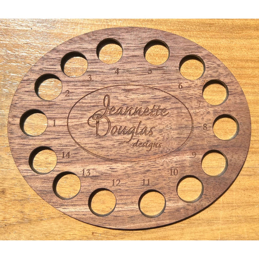 Jeannette Douglas Designs | Wood Thread Keep