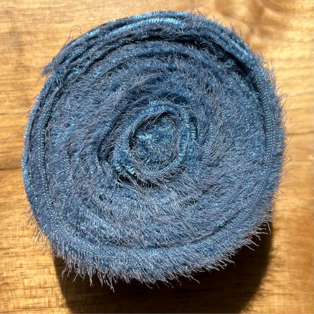 Velvet Ribbon Roll | 10 | Denim