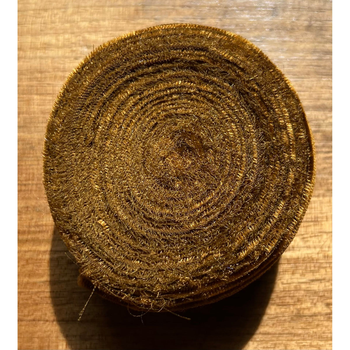 Velvet Ribbon Roll | 22 | Rich Golden Brown