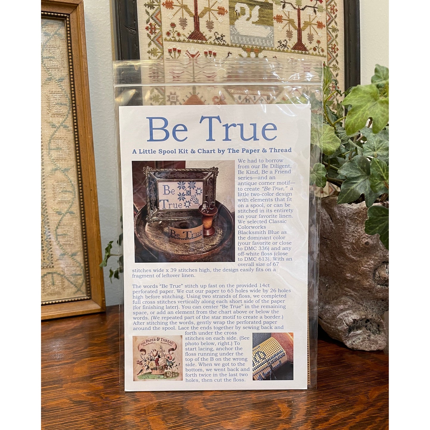 NeedleWorkPress | Be True  - A Little Spool Kit & Chart