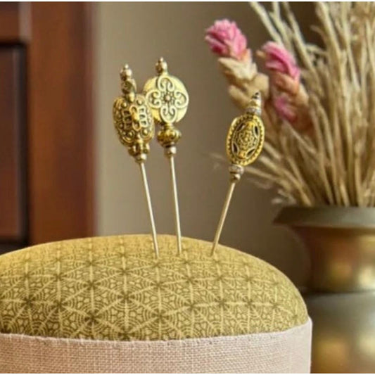 Jersey Girl Stitch Co | Mary Ann Priest Sampler Drum Pin Set