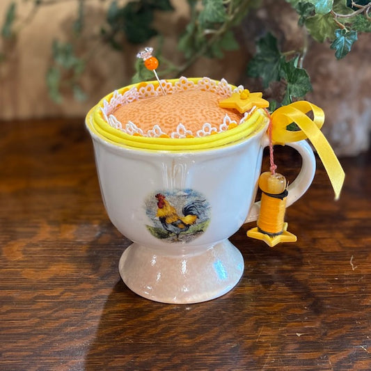 Paxe's Designs | #43 Chicken Mug Pincushion