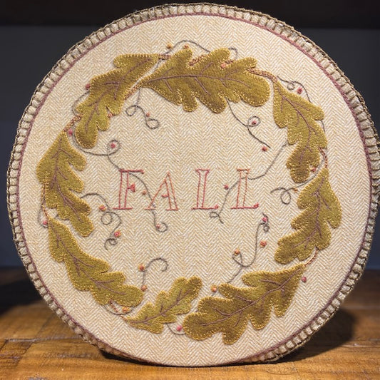 Paxe's Designs ~ Hand Embroidered and Appliqued Plate