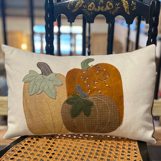 Paxe's Designs | Three Pumpkins Pillow