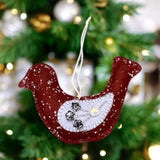 Paxe's Designs ~ Christmas Bird Ornament