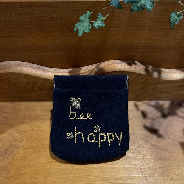 Paxe's Designs | Bee Happy Wool Change Purse – Hobby House Needleworks