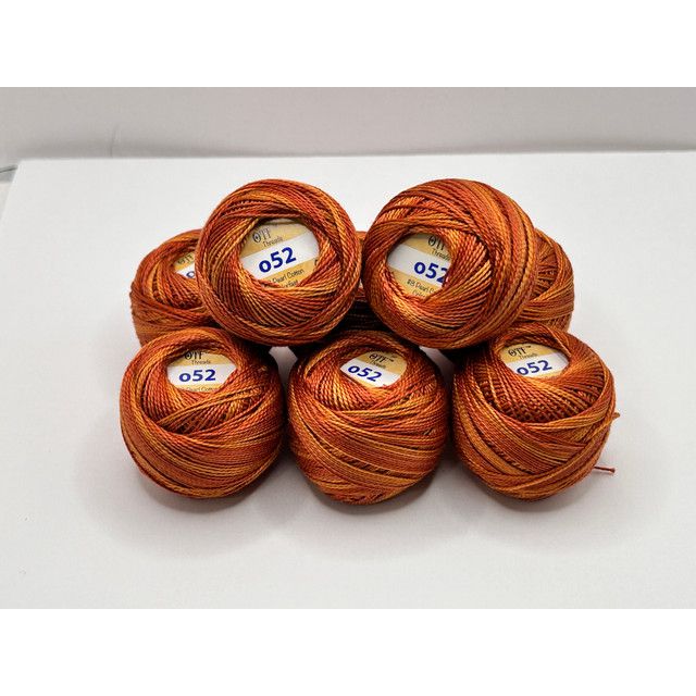 Old Tattered Flag Pearl 8 ~ Autumn Orange