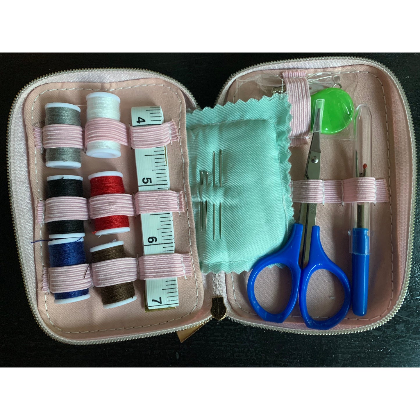 Molly & Rex Vegan Leather Sewing Kit ~ Pink Bee