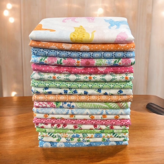 Color it Sunshine ~ Fat Quarter Bundle 18 pcs