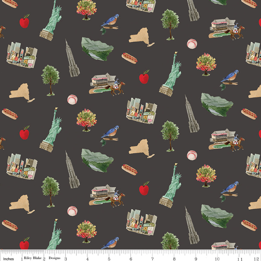 I Love New York ~ Icon Toss ~ C16071 Brown