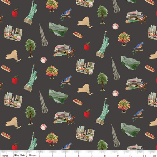 I Love New York ~ Icon Toss ~ C16071 Brown