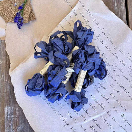 Monahan Papers | Aged Ribbon - Indigo