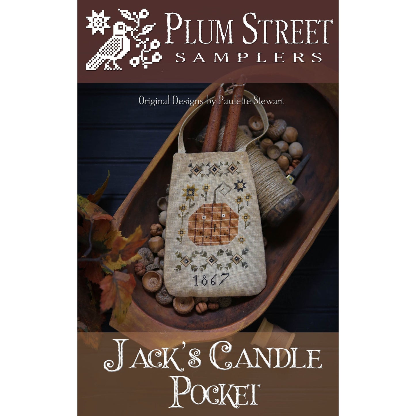 Plum Street Samplers ~ Jack's Candle Pocket