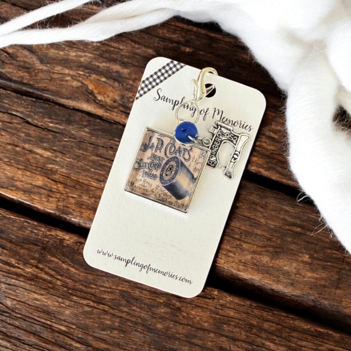 Sampling of Memories | Scissor Keep - JP Coats (Large Lobster Clasp)