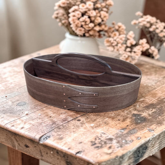Keller Krafted | #7 Shaker Divided Carrier - Walnut