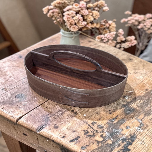 Keller Krafted | #7 Shaker Divided Carrier - Walnut