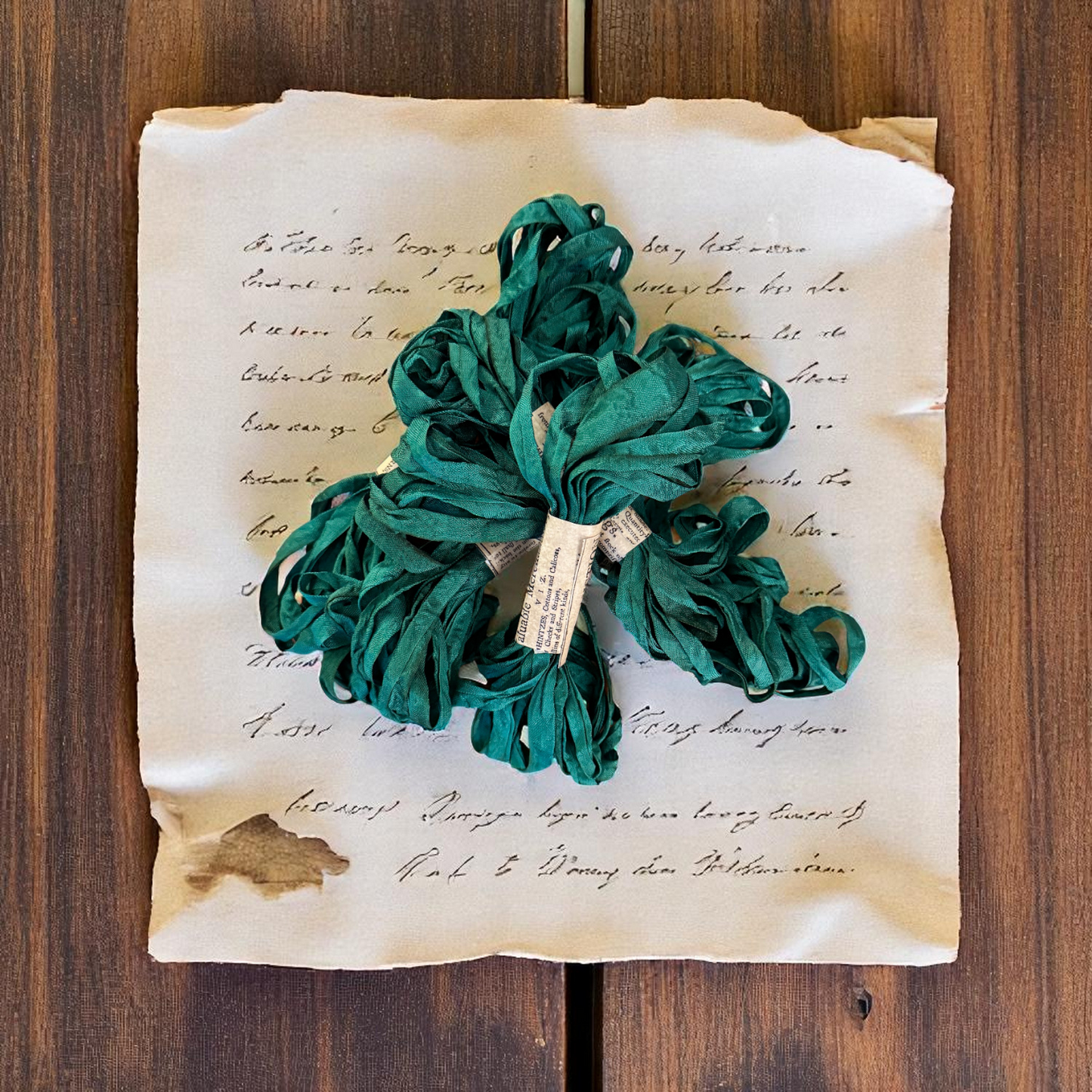 Monahan Papers | Aged Ribbon - Kelly