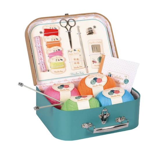 Suitcase Sewing & Knitting Set