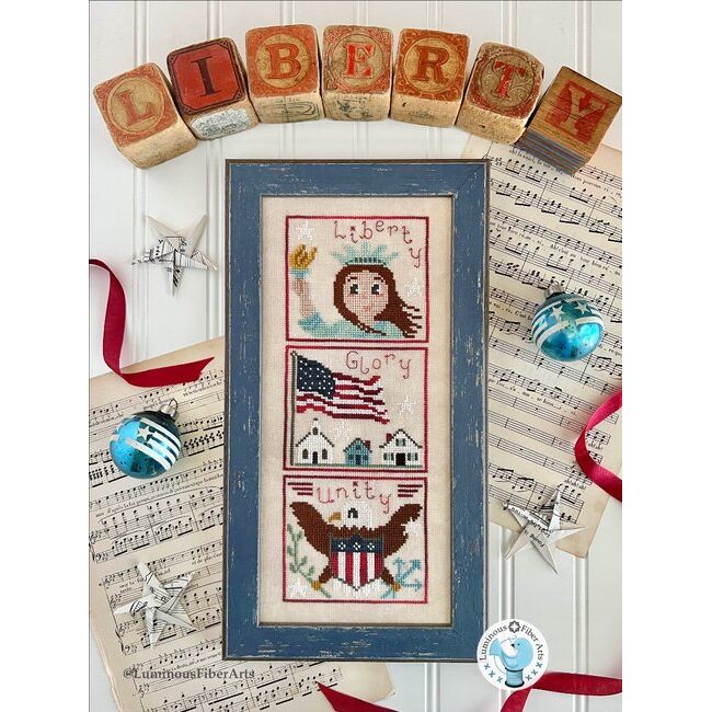 Luminous Fiber Arts ~ Liberty, Glory, Unity