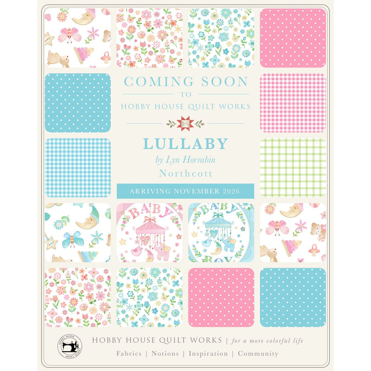 Lullaby by Lynn Horrabin for Northcott