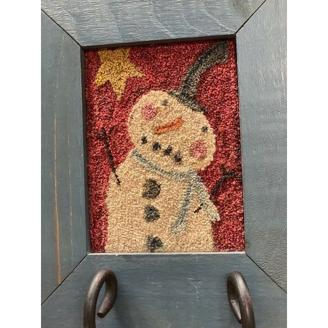 Payton's Primitives Punch Needle Pattern - Marshmallow (Snowman)