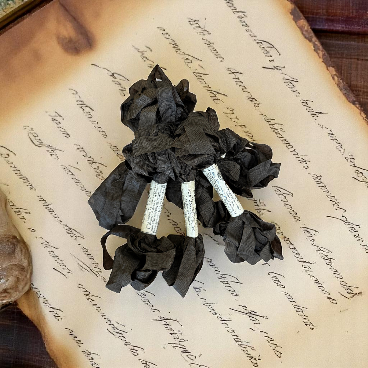 Monahan Papers | Aged Ribbon - Olive Drab